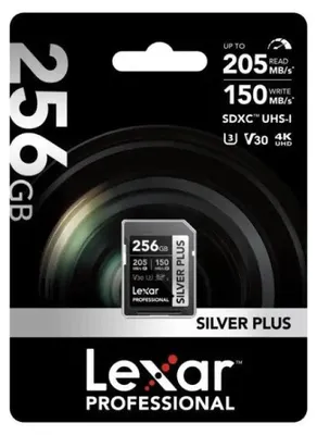 Immagine prodotto di Lexar Professional SILVER PLUS 256 GB SDXC UHS-I Classe 3