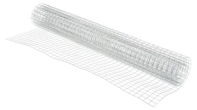 Produktbild von Drahtgitter, verzinkt, 13x13mm, 100x40cm, silbergrau