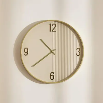 Productafbeelding van Eazy Living Wandklok, diameter 40,5 cm, Florentina, beige