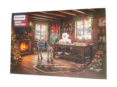 Der Würth-Adventskalender ist traditionell auf ein kompaktes, hochwertiges Werkzeug-Set (oft als „Bl