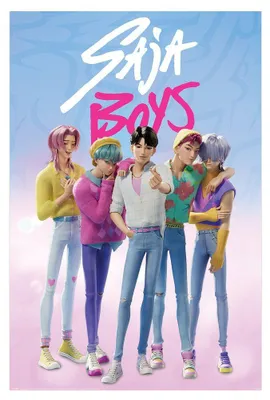 Produktbild von KPop Demon Hunters - Poster - Saja Boys - ca. 90 x 60 cm