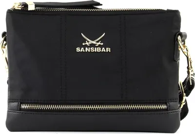 Produktbild von Sansibar Umhängetasche Schultertasche Zip Bag Black schwarz