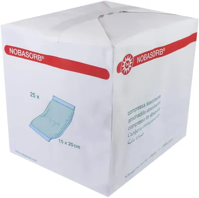 Produktbild von Nobasorb Saugkompressen 15x20 cm 25 St