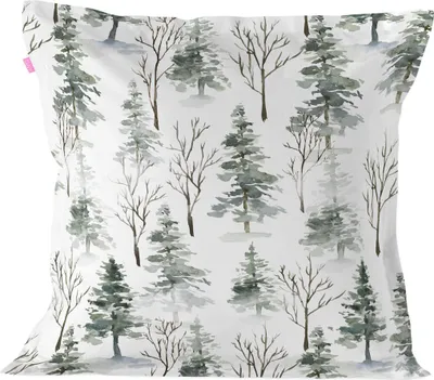 Produktbild von Mystical winter Kissenbezug  60x60 cm 100% Baumwolle Hergestellt in Europa