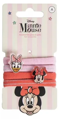 Productafbeelding van Disney Minnie en Daisy haarbandjes, set van 4 stuks.