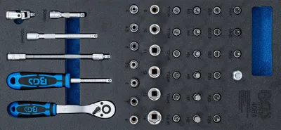 Zdjęcie produktu dla BGS technic Tool Tray 1/3: Socket Set, 1285 mm, 1,28 kg