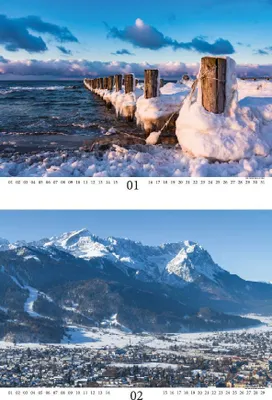 Produktbild von Deutschlandzauber DIN A3 Kalender - Immerwährender Kalender  Städte Deutschland - Seelenzauber