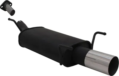 Image de Échappement arrière sport Novus pour Opel Astra G Hayon 1x90mm avec ABE