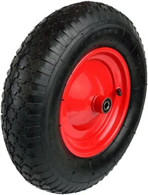 Produktbild von Schubkarrenräder Schubkarre Rad Räder Ersatzrad Luftrad Felge 4.00-8 2PR 400-8