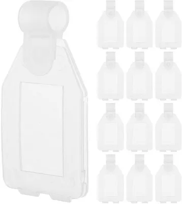 Obrázok produktu pre Priehľadný držiak na 20 kusov – stojan na vystavenie – na zavesenie – rozmery 5,30 x 2,80 x 1,00 cm