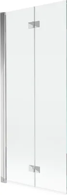 Obrázek produktu pro Mexen Mist vanová zástěna 2-křídlová levá 80 x 150 cm, transparentní, chrom - 8A9-080-002-01-00-L
