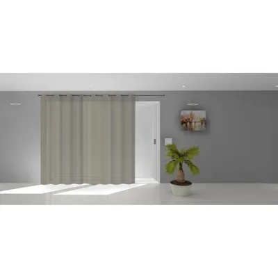 Produktbild von SOLEIL D'OCRE Noémie Nelkenschleier - 280 x 250 cm - Taupe
