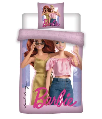 Obrázok produktu pre Barbie dievčatá obojstranná posteľná bielizeň 135 x 200 cm 100% bavlna