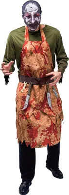 Produktbild von Slaughterhouse Halloween Kostüm mit Maske
