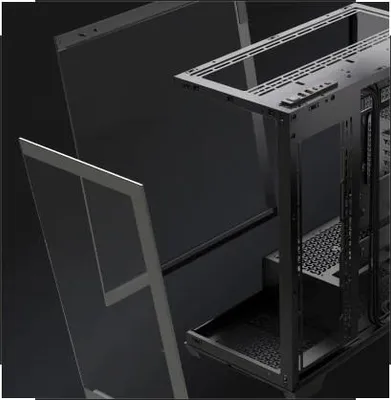 Produktbild von Corsair Midi Tower 3500X LXR LINK TG Schwarz