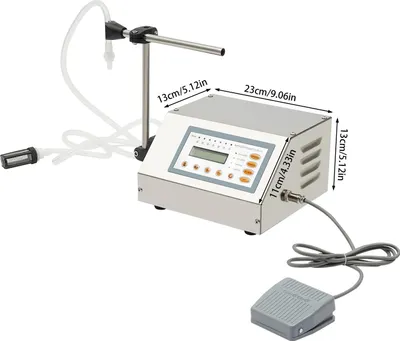 Image de Machine de remplissage de liquide, Contrôle automatique, Haute précision, Argent