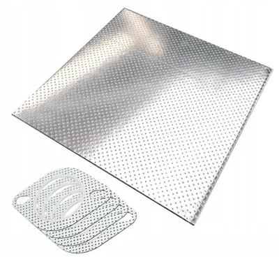 Image de Papier d'étanchéité pour échappement, dimensions 20 x 20 cm, joint d'étanchéité pour échappement, universel, découpable sur mesure