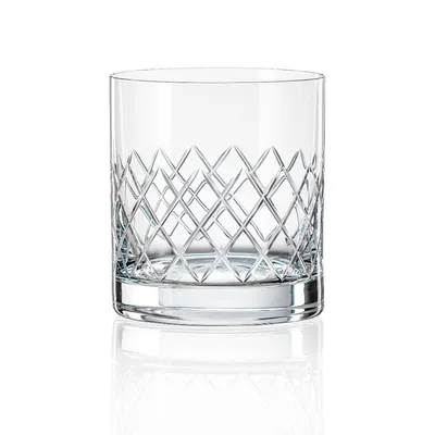 Produktbild von Whiskygläser Wassergläser Kristallgläser Barline BR069 Kristallglas Wassergläser klar geschliffen 280 ml 6er Set Bohemia Crystalex