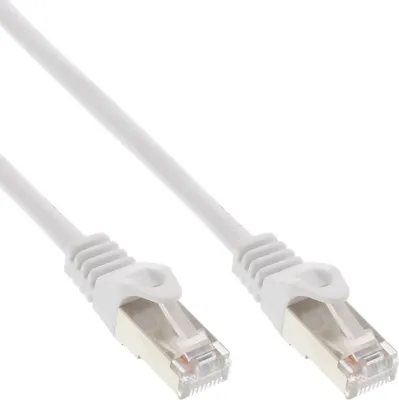 Immagine prodotto di InLine® 72555W Cavo patch, SF/UTP, Cat.5e, bianco, 50m
