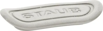 Produktbild von Staub Dining Line Messerablage Set, 4-tlg | Weisser Trüffel | oval | Keramik