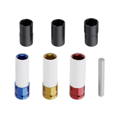 Produktbild von 7-teiliges 1/2" Schlagschrauber-Nuss-Set – Radmuttern- & Twist-Nüsse für beschädigte Muttern