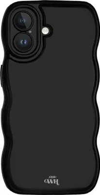 Produktbild von Glossy Wavy Hülle Black  - Kompatibel mit iPhone 17
