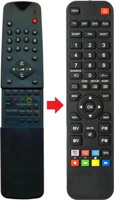 Produktbild von Fernbedienung passend für WEGAVOX RC647340