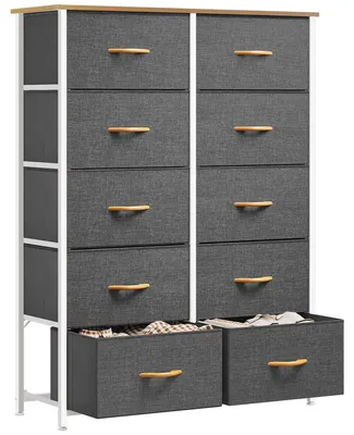 Image de Buffet avec 10 tiroirs, organisateur pour chambre à coucher et salon