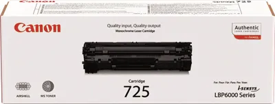 Immagine prodotto di Canon CRG-725 - Nero - Originale - Cartuccia di toner - per i-SENSYS LBP6000, LBP6000B, LBP6020, LBP6020B, LBP6030, LBP6030B, LBP6030w