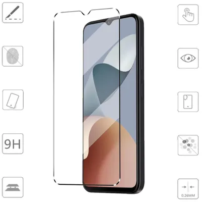 Immagine prodotto di Per ZTE Blade A55 2x 3D Premium Display Full LCD 0,3 mm H9 Protezione dello schermo in vetro temperato