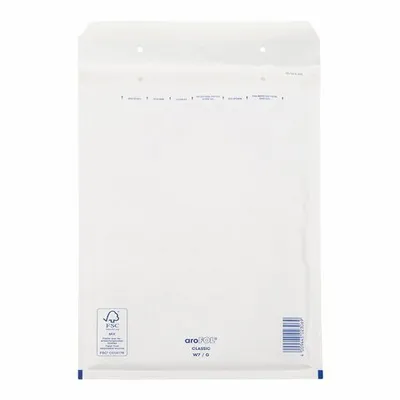 Produktbild von 50x AROFOL CLASSIC Luftpolstertasche  7/G-17W 230x340mm für C4+ weiß