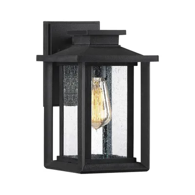 Zdjęcie produktu dla Kinkiet ścienny zewnętrzny czarny E27 60W Wakefield Quoizel
