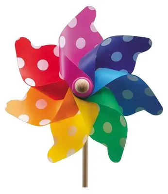 Produktbild von Happy People Windmühle bunt mit Punkten