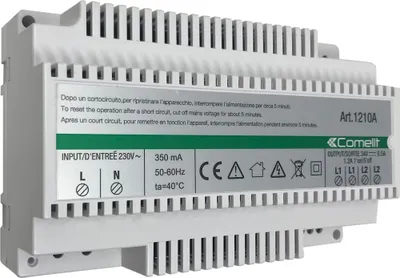 Immagine prodotto di Alimentatore Comelit Group sistema a 2 fili 1210A