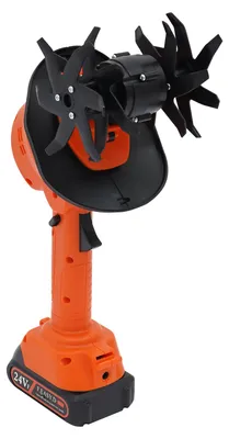 Imagen del producto de Fresadora eléctrica inalámbrica para jardín - 550W - Batería de 21V - Naranja - Fresadora manual para huerto