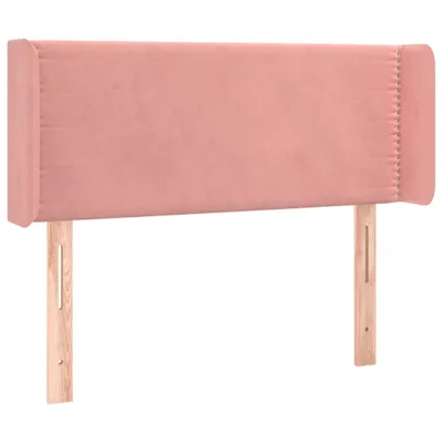 Obrázok produktu pre vidaXL Čelo postele s ušami ružové 103x16x78/88 cm Velvet