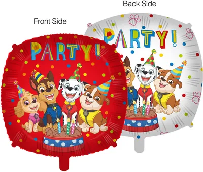 Produktbild von Paw Patrol Folienballon mit Gewicht, 46cm