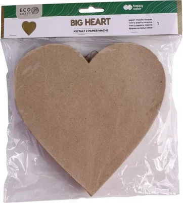 Immagine prodotto di Forme di carta marche Cuore grande 19x2,5 Happy Color