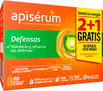 Obrázek produktu pro Apisérum Defenses Pack 3 měsíce 90 kapslí