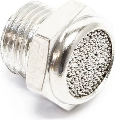 Immagine prodotto di Ricambio Wiltec per compressore per aerografo AS196 / AS196A / AS189 - Silenziatore di aspirazione - filtro in metallo sinterizzato - per compressore per aerografo, accessori