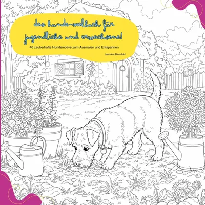 Produktbild von Das Hunde-Malbuch für Jugendliche und Erwachsene!
