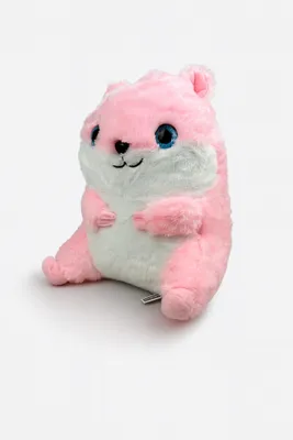 Produktbild von Plüschtier Hamster 35 cm rosa – Weiches Kuscheltier, Stofftier