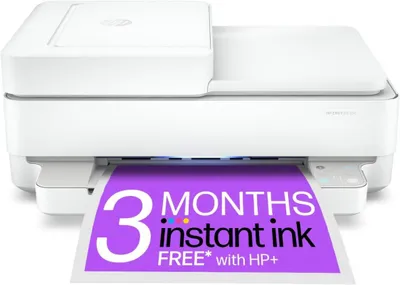 Produktbild von HP ENVY 6430e Wireless All-in-One Farbe Drucker, Instant Ink; Kopierer, Scanner, Thermal Inkjet, Farbdruck, 4800 x 1200 DPI, A4, Direktdruck, Weiß