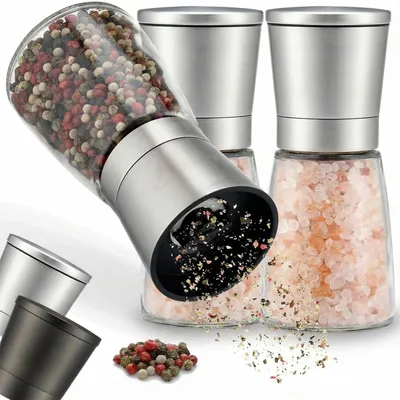 Produktbild von Manuelle Pfeffer- und Salzmahlwerkzeuge mit einstellbarem Keramikmechanismus