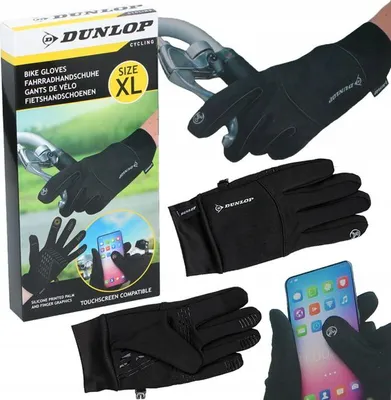 Zdjęcie produktu dla Dunlop Rękawiczki rowerowe ocieplane rozmiar XL