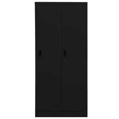 Immagine prodotto di Armadio nero 80x50x180 cm in acciaio