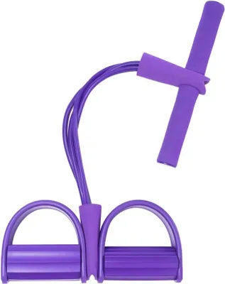 Obrázek produktu pro Pedálové odporové pásy Super lehké cvičební pásy 4-Tube Yoga Strap Elastické tažné lano Fitness vybavení pro břicho, pas, paže, nohy, jóga Extension Training
