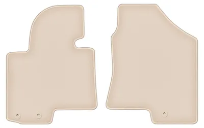 Produktbild von DURBAN Beige Velours-Fußmatten vorne für Kia Sportage III SUV (2010-2015)