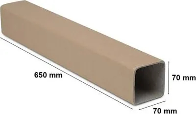 Obrázek produktu pro Čtvercová trubka 70 mm/2,5 mm/L650 A1