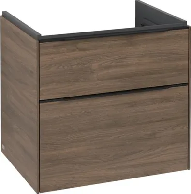 Image de Villeroy & Boch Subway 3.0 armoire sous lavabo, 2 tiroirs, 622x576x478mm, C57601VH